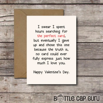 THE PERFECT CARD / Romantic Valentine's Day Card