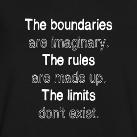 The Boundaries Are Imaginary T-Shirt