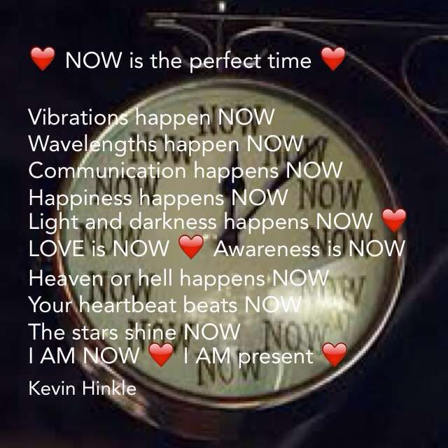 Now is the Perfect Time