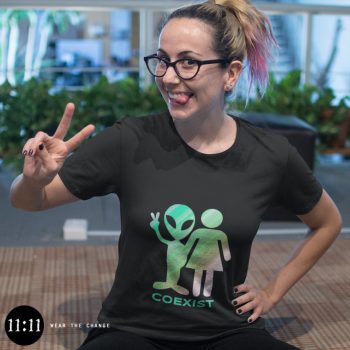 Coexist Alien T-Shirt - 11:11 T-Shirts